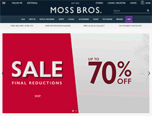 Tablet Screenshot of moss.co.uk